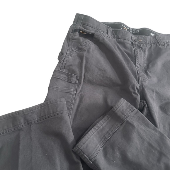 Ariat Rebar M4 Relaxed Boot‎ Gray Pants Men’s 40 X 32 - Picture 3 of 8